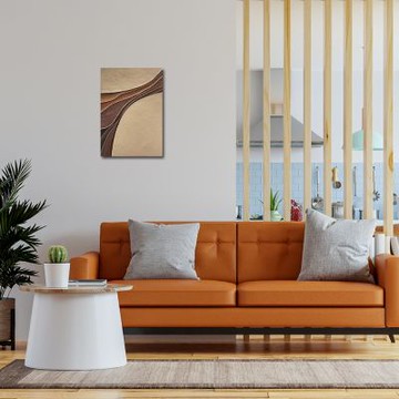 御畫房 當代國家級展覽畫家 抽象系列手繪油畫70×100cm(DB-175)