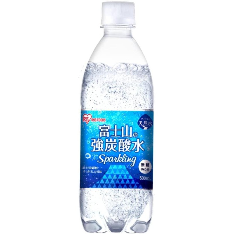 アイリスフーズ株式会社 富士山の天然水 ラベルレス 500ml 1箱（24本入）