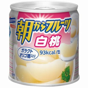 はごろも　朝からフルーツ　白桃　缶190ｇ×24個×2ケース