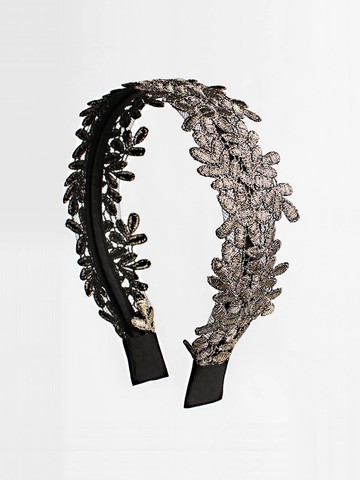 Flower Lace Elastic 4cm Wide Headband
