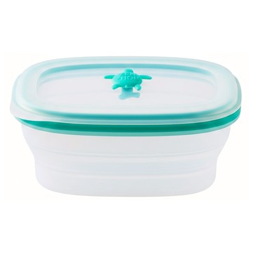 ZEN ZHOU 仁舟淨塑 矽密盒2.0 長方綠 600ml  1 個容器 + 1 個蓋子  1個