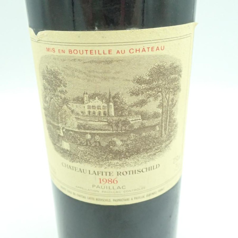 シャトー ラフィット ロートシルト 1986 750ml 12.5% Chateau Lafite ...