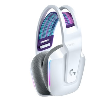 Logitech G733  RGB炫光無線電競耳機麥克風 / 極光白