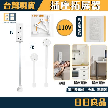 【隔日到⚡】插座擴展器 電源插座 沙發擴展器 電源插座 三孔 床頭 擴展器 延長器 電源床頭插座 電源轉接頭