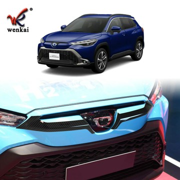 適用于豐田22-25款卡羅拉CROSS日版改裝前機蓋中網電鍍裝飾亮條