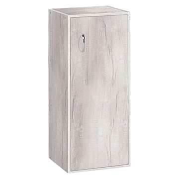 USEFUL DESIGN 悠室屋 一門粉書櫃 DIY組裝  40 x 30 x 90cm  白橡  3層