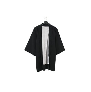 Back to Green-日本黑羽織 無限迷宮 紫色 kk-20//vintage kimono