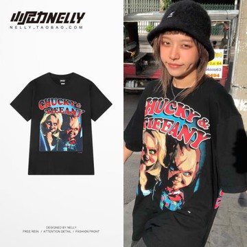 嘻哈ins潮牌設計感小眾短袖t恤