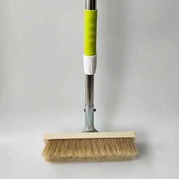 購滿99出貨⚡五金嚴選⚡2.4米不鏽鋼伸縮杆 軟豬鬃毛車刷 大貨車刷 大巴車刷 洗車工具車刷頭