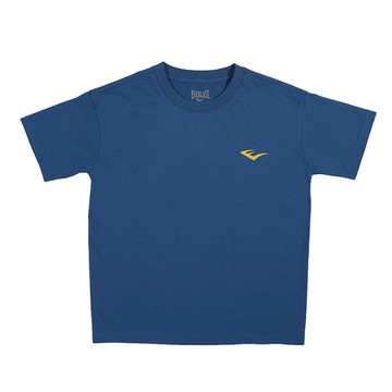 EVERLAST 短袖上衣 兒童T恤 藍色 中性款 45261049 82 noU49