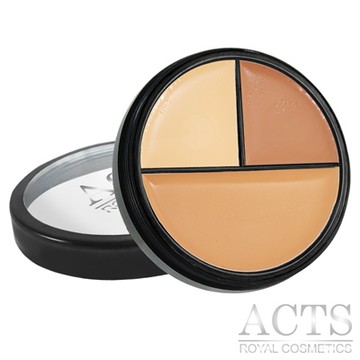 ACTS維詩彩妝 淨透無瑕三色粉底膏03