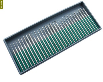 30pc金剛石磨針 電磨、吊磨配件 可打磨雕刻玉石 瑪瑙石