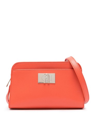 Furla - 1927 grained leather bag - women - Polyester/Leather - One Size - Orange