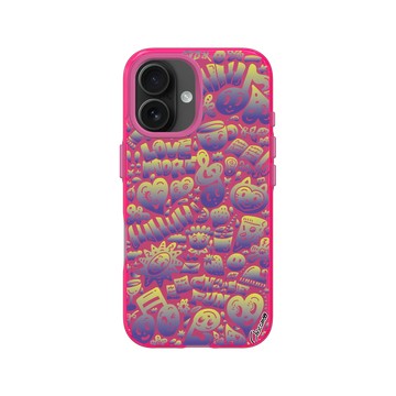 iPhone 16 Clear 粉漾桃 - Chocomoo - Chocomoo WORLD: WATER GRAPE