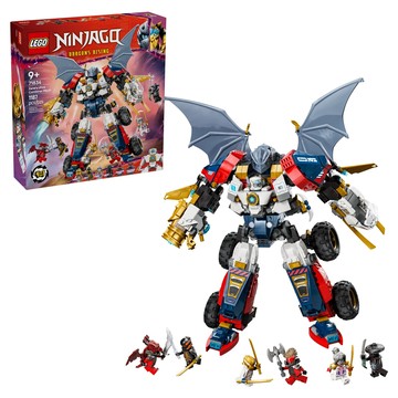 LEGO 71834 Ninjago 冰忍的終極合體機械人 3  紅色 + 藍色 + 黑色  1盒