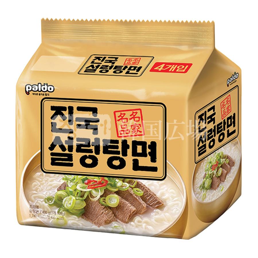 パルド 牛骨ソルロンタン麺 102g マルチパック (4個入)   韓国食品 韓国ラーメン