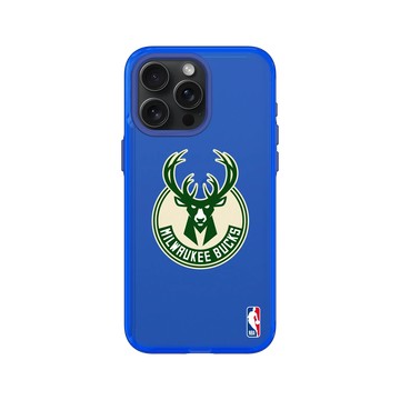 iPhone 15 Pro Max Clear 激光藍 - NBA - Logo-密爾瓦基公鹿 Milwaukee Bucks