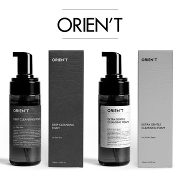 ORIEN'T 洗臉慕斯（深層清潔控油/舒敏保濕）敏感肌去油洗面泡沫慕絲 抗敏洗顏潔顏潔面幕絲幕斯 男性男生洗面乳洗面露