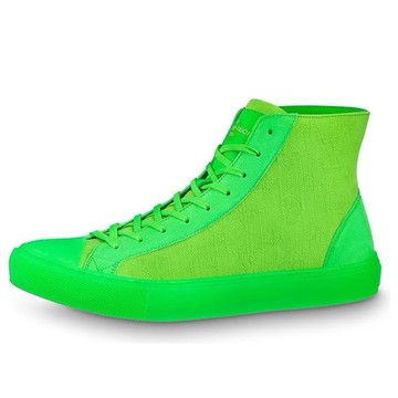 LOUIS VUITTON Tattoo Ankle Sneakers 'Neon Green'
