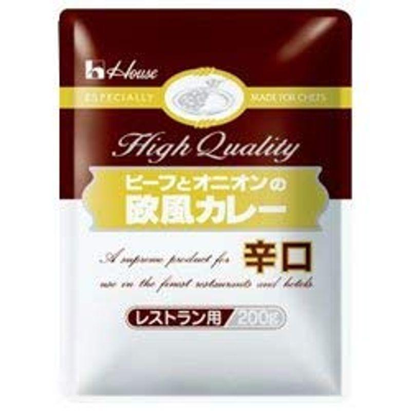 ハウス食品 ビーフとオニオンの欧風カレー 辛口 200g×30袋入