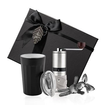 PO: 丹麥棱角保溫杯咖啡二件禮盒組(棱角保溫杯460ml-共3色/咖啡磨2.0)