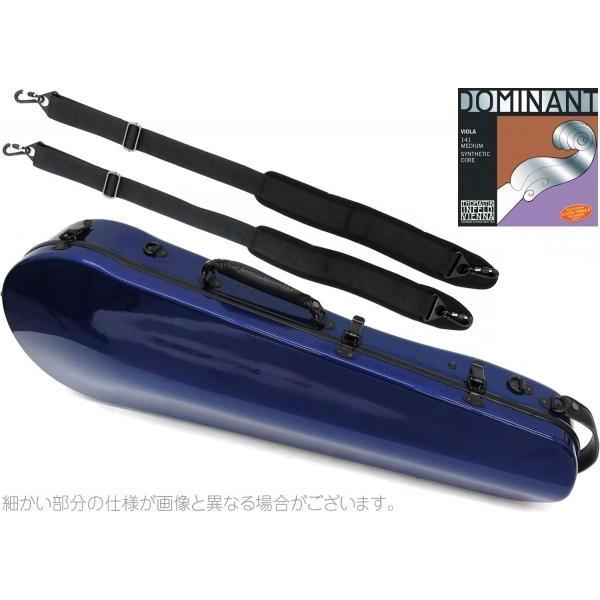 Carbon Mac CFA-2 スリム BLUE ビオラ ケース ブルー リュック ハードケース viola cases DOMINANT ビオラ弦 141 セット A　北海道 沖縄 離島 代引き 同梱不可