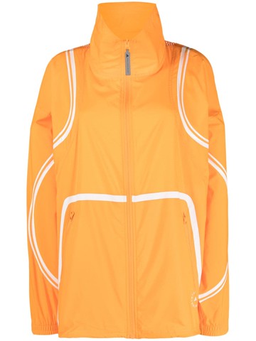 adidas by Stella McCartney - TruePace windbreaker - women - Recycled Polyester - XS - Orange