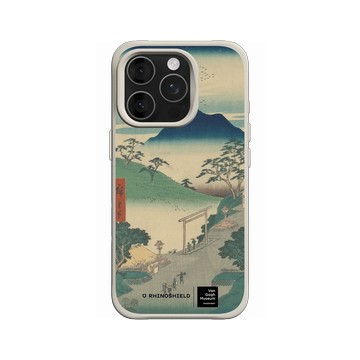iPhone 16 Pro SolidX 貝殼灰 - Van Gogh Museum - 浮世繪系列東海道五十三次名所圖會 - 歌川廣重
