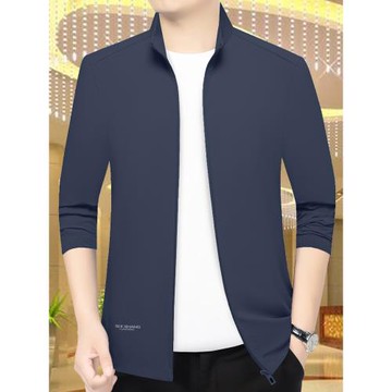 啄木鳥外套男夏季薄款冰絲防曬衣2025新款中年休閑夾克男士防曬服