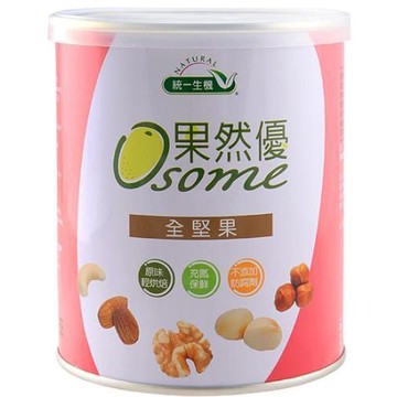 統一生機 果然優全堅果300公克/罐 即日起特惠至2月28日數量有限售完為止