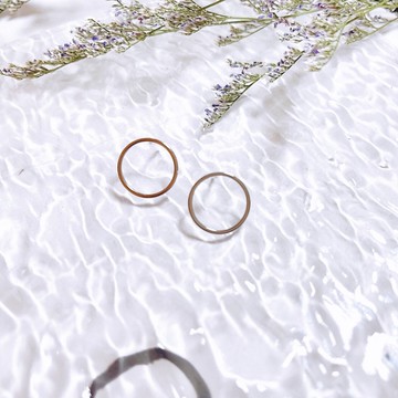 現貨專區｜簡約圓形銀針耳環(BPES9)｜送禮精選店家★Reyna jewelry 女王飾品