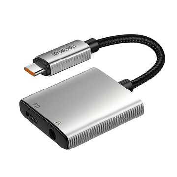 Mcdodo 麥多多 Type-C 3.5mm+C 轉接器 PD60W快充  1個