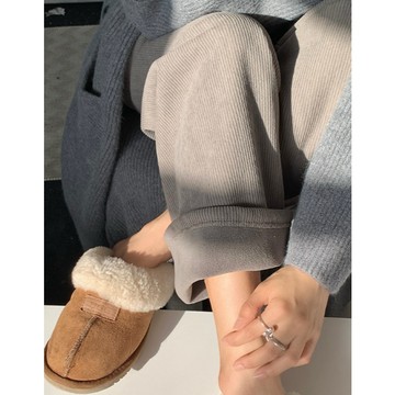 售完斷貨‼️現貨 內刷毛加厚燈芯絨長褲*4色(M-XL) | kukuta