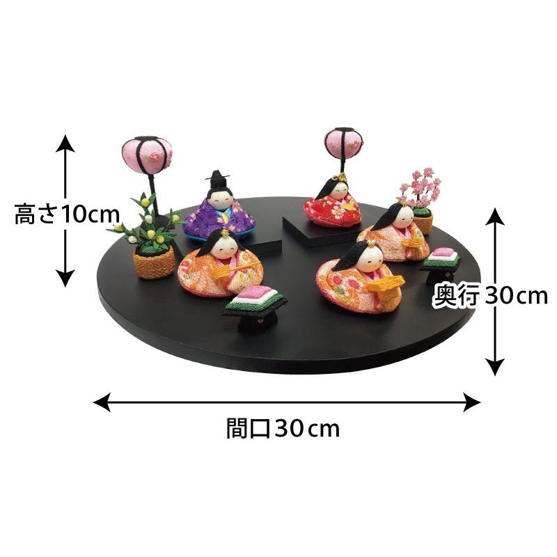 雛人形 ひな人形 ちりめん平飾り コンパクト 雛 親王飾りおしゃれ