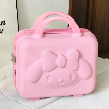 化妝箱2023新款14寸大容量收納包便攜手提高顏值可愛化妝包收納盒