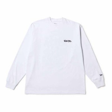 NEW ERA 男女 寬版長袖上衣 日版 TAGGING 白 NE14735112