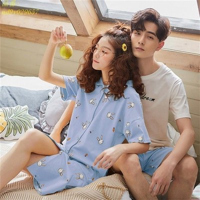 男女ペアセット 部屋着ルームウェア 上下セット ワンピース お揃い カップル ペアルック 夏 ペア パジャマ 部屋着 可愛い 結婚祝い ギフト プレゼント 日常可 通販 Lineポイント最大get Lineショッピング