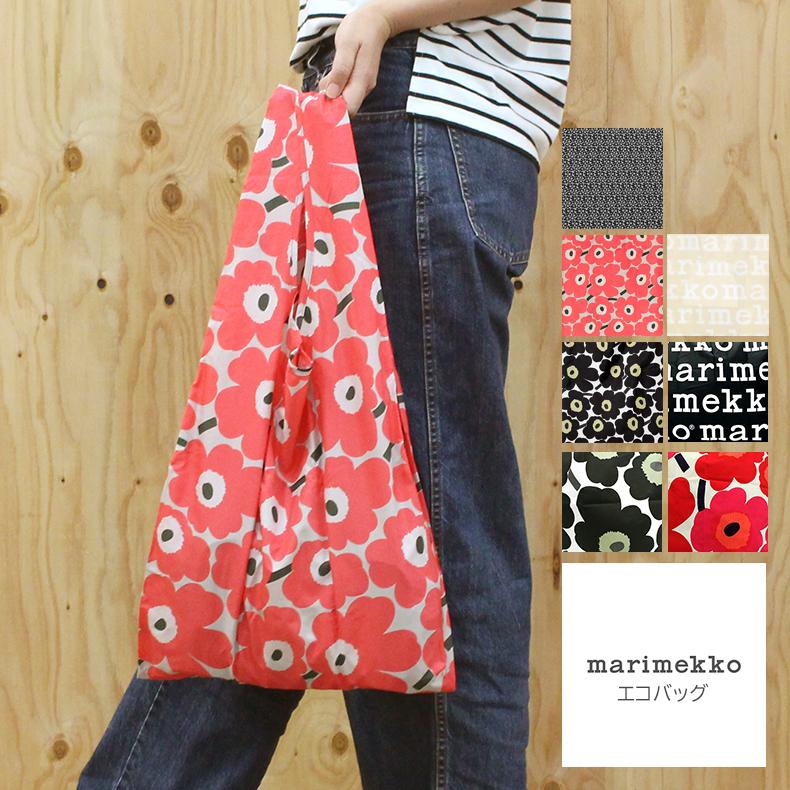 marimekko フラワーパターン エコバッグ marimekko フラワーパターン エコバッグ - メルカリ