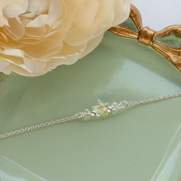 奧地利星形水晶手鍊 手工純銀手鍊 禮物訂製