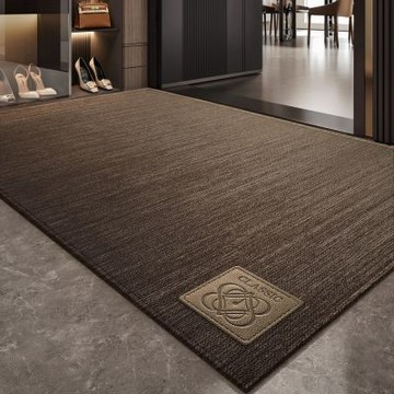 比利時絨入戶門地墊（140x160cm）玄關腳墊 椅子地墊 可裁剪地毯 耐髒防滑易打理門墊