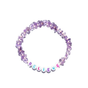 TINKALINK Amethyst 紫水晶BELIEVE串珠手鍊
