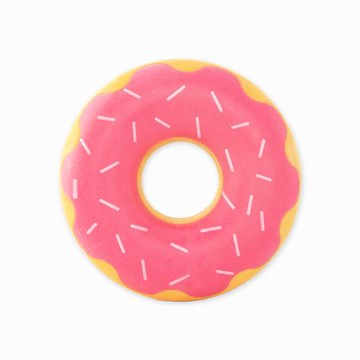 ZippyPaws 不可能這麼會咬-草莓甜甜圈 (狗狗玩具 寵物玩具 耐咬玩具)