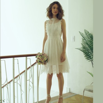 Audrey 赫本俏麗短洋裝,禮服,輕婚紗