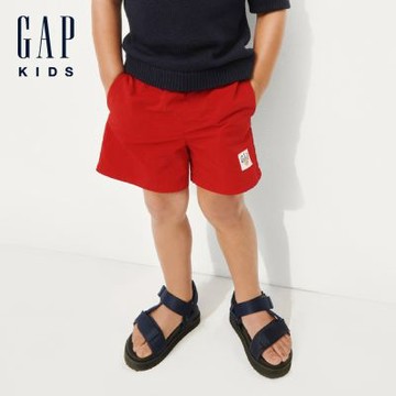 【GAP】嬰兒及幼兒速乾短褲-火紅色/制服深藍/薄荷綠/亮麗藍(898884)