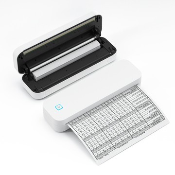 跨境D80新款A4打印機便攜藍牙家用無墨文檔打印家用熱敏打印機【北歐家居生活】