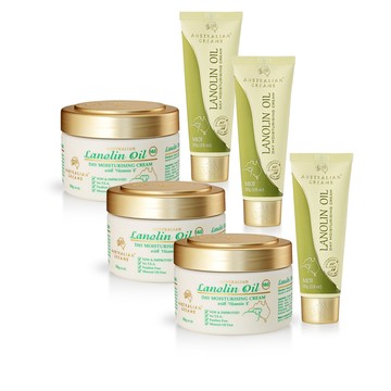 【澳洲 G&M】MKII金蓋綿羊油滋潤日霜套組 3入組  250g/罐+100g/瓶