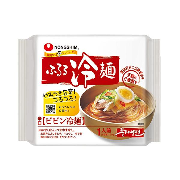 ★まとめ買い★　農心ジャパン　ふるる冷麺（ビビン冷麺）159ｇ　×20個