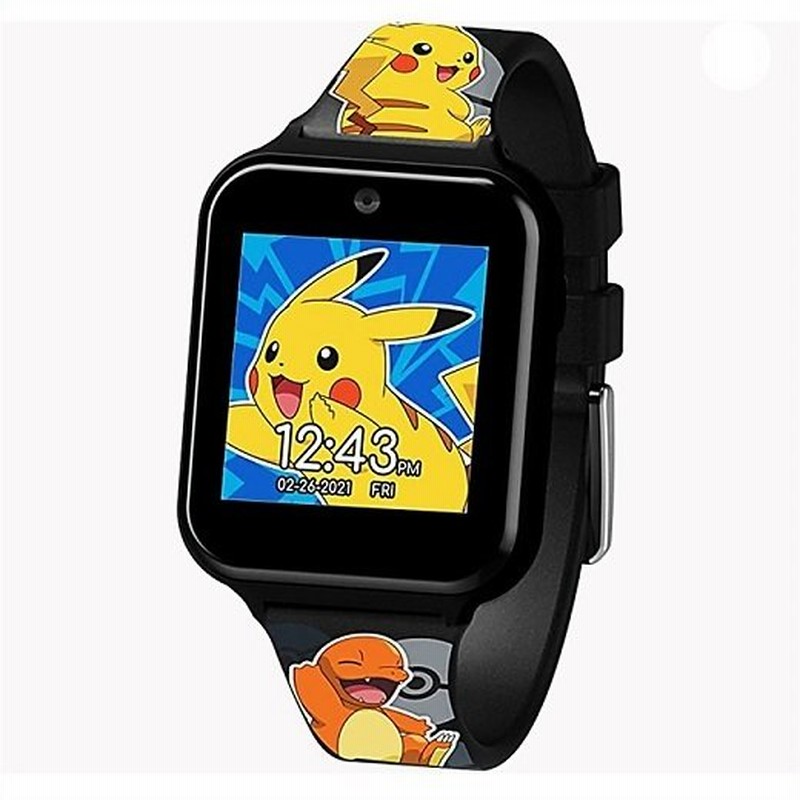 Pokemon ポケモン タッチスクリーン スマートウォッチ ピカチュウ Touch Screen Smartwatch Az おもちゃ 時計 カメラ 自撮り セルフィー 男の子用 通販 Lineポイント最大0 5 Get Lineショッピング