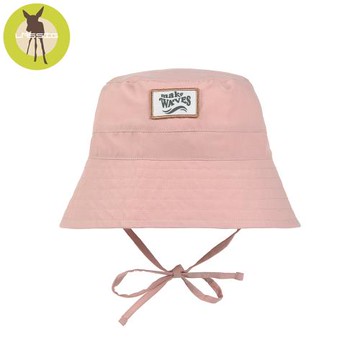 德國LASSIG-嬰幼兒抗UV海灘遮陽漁夫帽-海浪粉