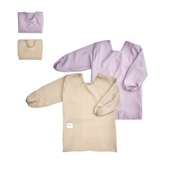 【mamayo】長袖長版畫畫衣/防水圍兜-幼童款(3-6歲/台灣製/兩色可選)